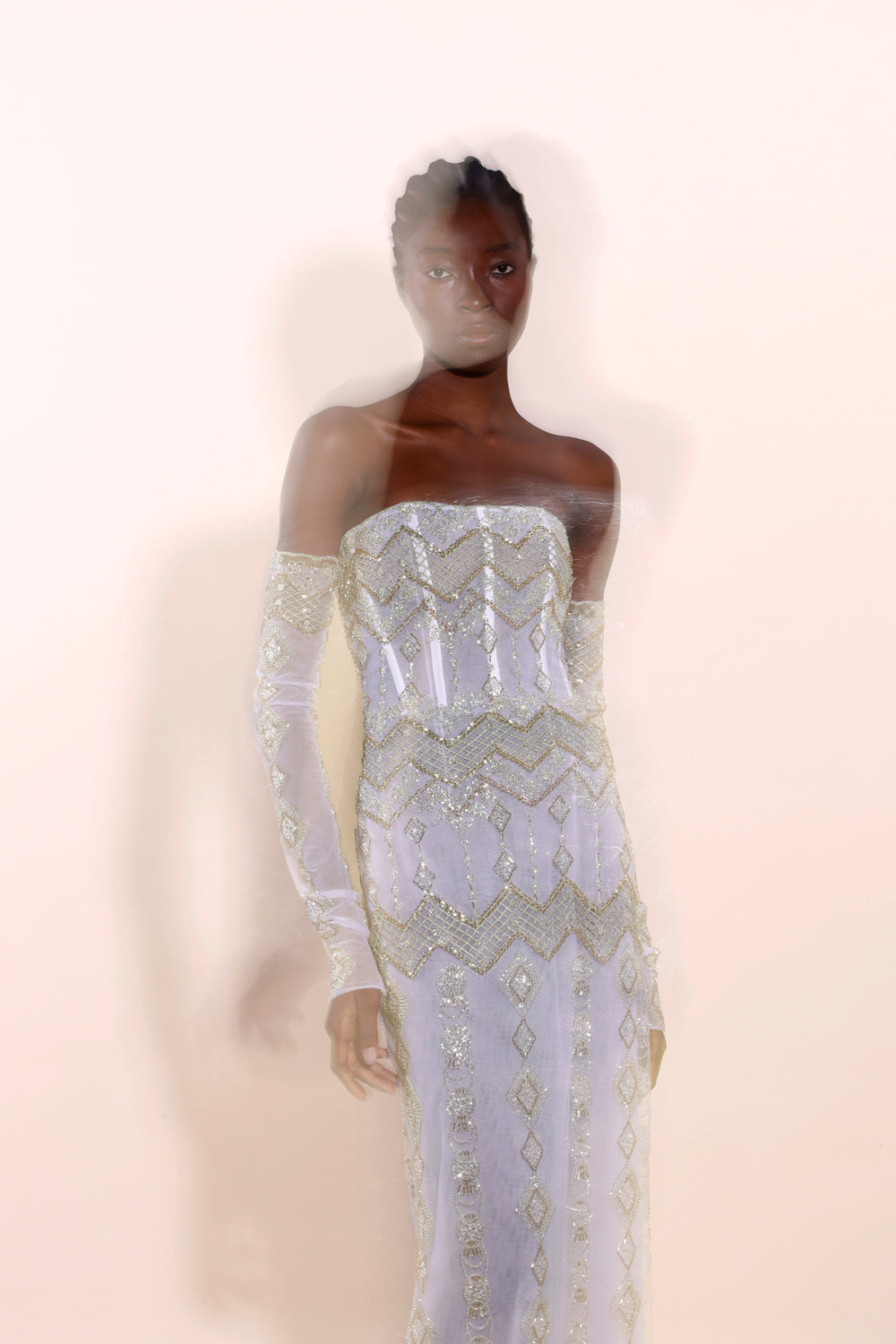 Estelle Embroidered Gown