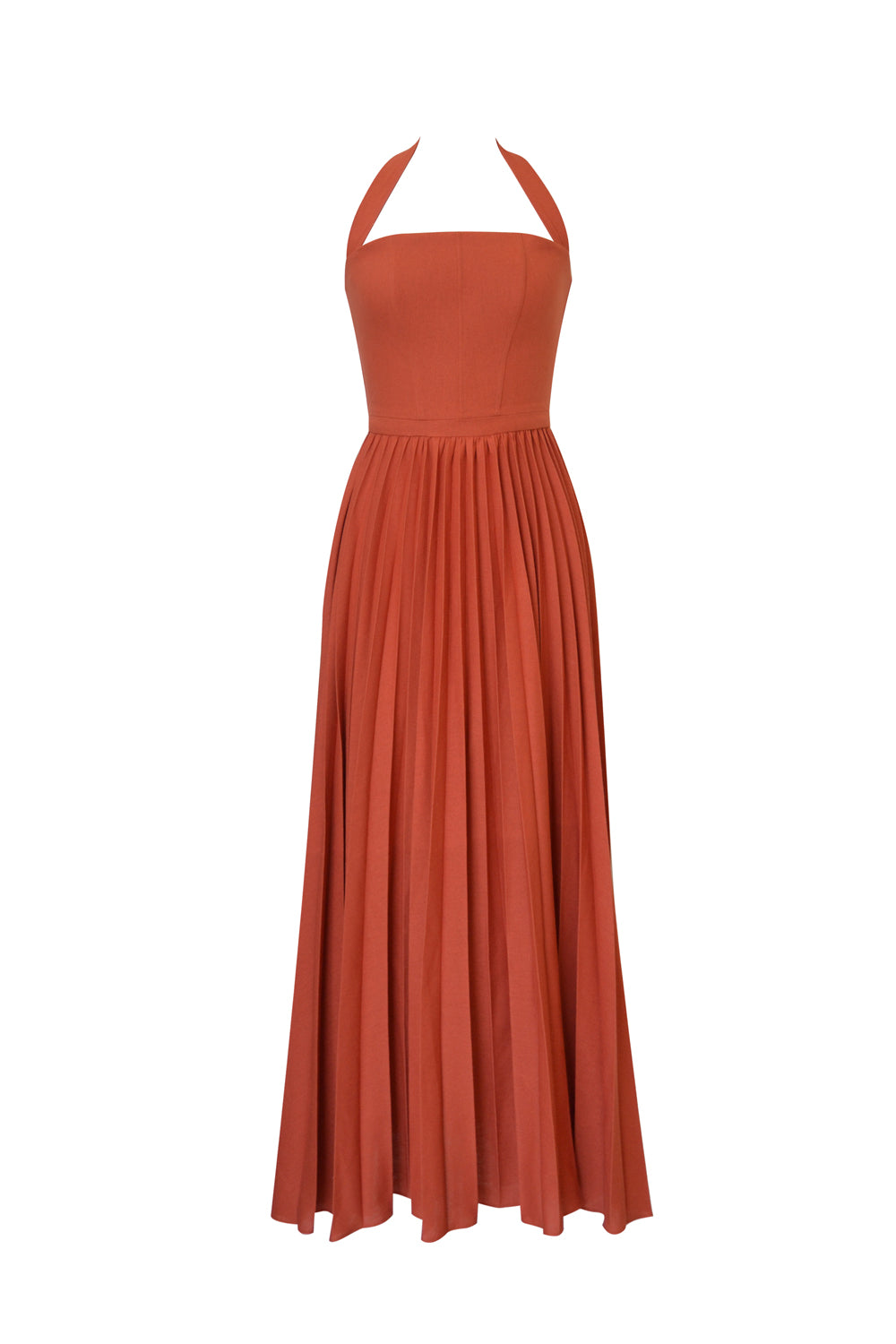 RIVIERA DRESS - BRICK