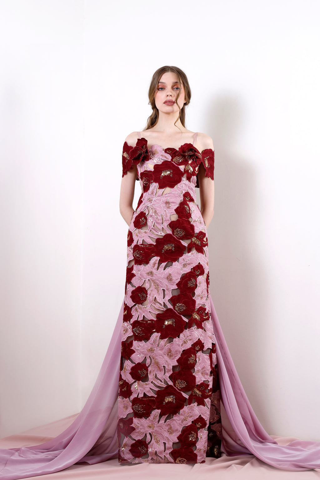 Adria Floral Gown
