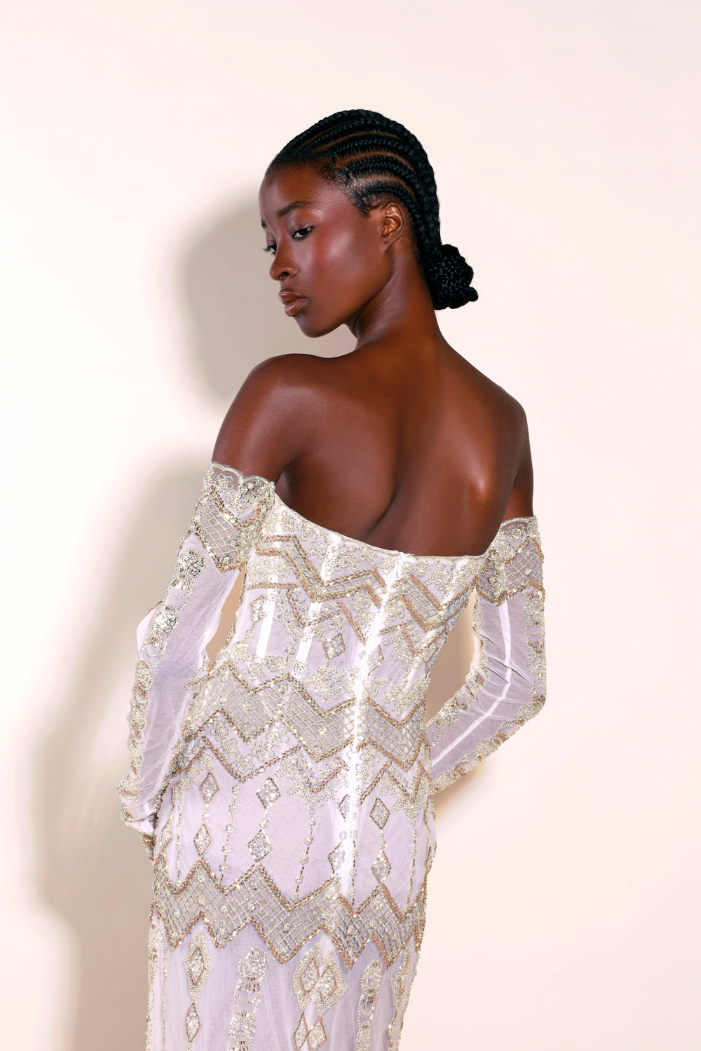 Estelle Embroidered Gown