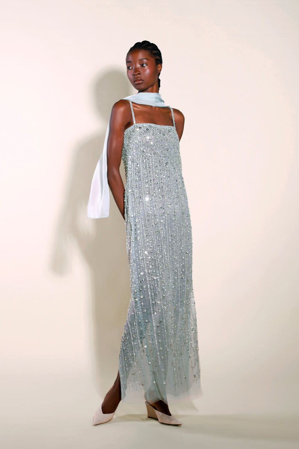 Cassia Embellished Gown