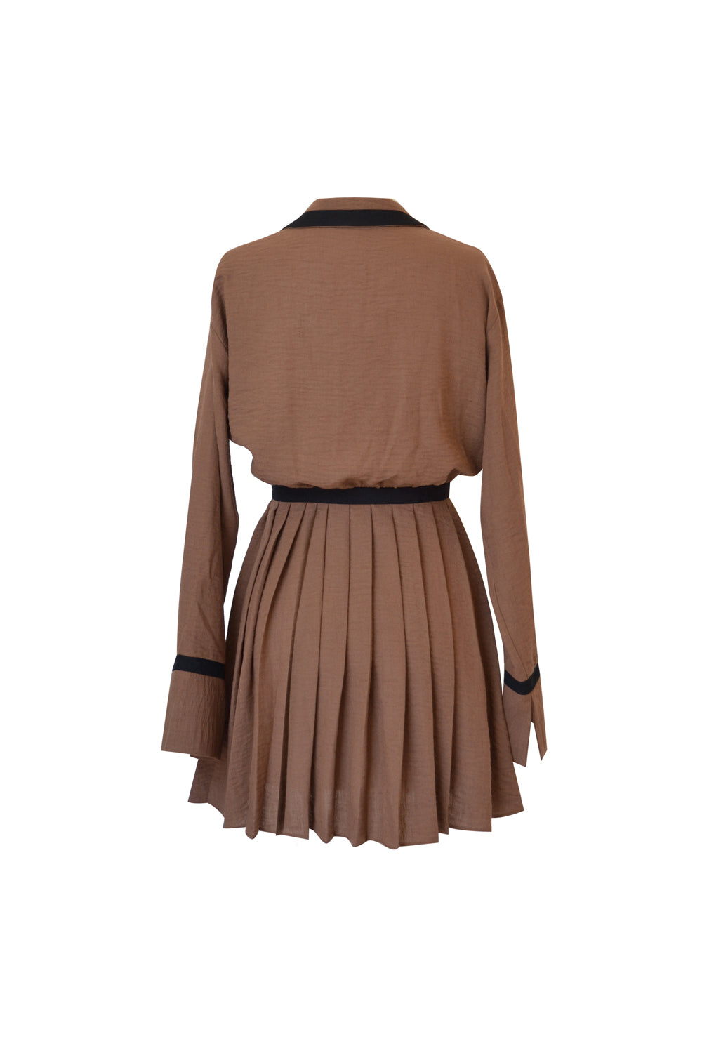 NICE DRESS - BROWN